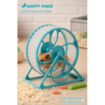 Pets Club Hamster Running Wheel 12.5cm – Blue Small Animal Exercise Toy for Hamsters, Mice & Gerbils