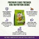 Cube Fresher Dry Dog Food Chicken Flavor 1.5 kg Complete Balanced High Protein with Fresh Chicken Goat Colostrum Omega 3 & 6