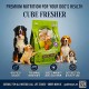 Cube Fresher Dry Dog Food Chicken Flavor 1.5 kg Complete Balanced High Protein with Fresh Chicken Goat Colostrum Omega 3 & 6