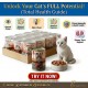 SELLA Premium Wet Cat Food Chunks in Gravy, Beef Flavour, Adult Cats, with Taurine and Vitamins A, D3 & E, 400g x 12 Cans, Made in Turkey SELLA Premium Wet Cat Food Chunks in Gravy, Beef Flavour, Adult Cats, with Taurine and Vitamins A, D3 & E, 400g x 12 Cans, Made in Turkey