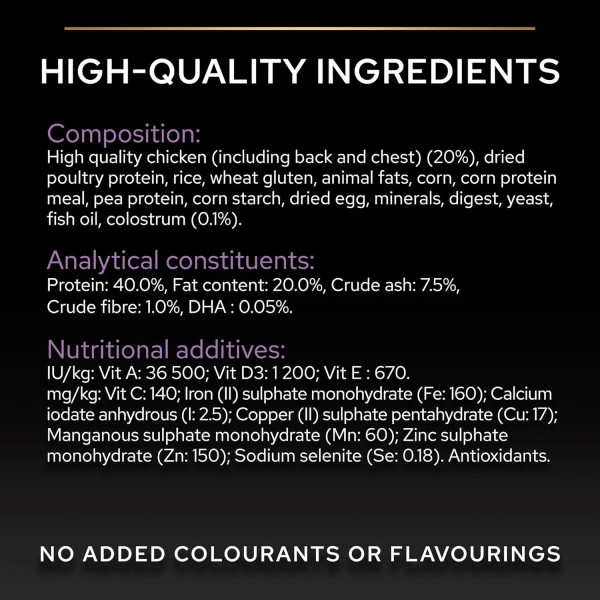 PRO PLAN Kitten Healthy Start Dry Cat Food, Chicken – 3 kg | Colostrum for Immune Support, DHA for Brain & Vision, High Protein for Growth | Pregnant & Nursing Queens | Designed to be Recyclable