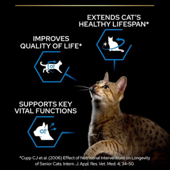 Purina Pro Plan Longevis Senior 7+ Dry Cat Food with Salmon – Complete Nutrition for Senior Cats, Supports Kidney, Brain & Immune Health, 3 kg