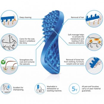 PETME THE UNIVERSAL PET BRUSH FOR LARGER ANIMALS ( 1 PCS )