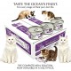 Kit Cat Deboned Tuna & Whitebait Toppers 80g (24 x 80g Box) Grain Free Wet Cat Food | Hairball Control | Urinary Tract Health Support | Omega 3 & 6 | No Pork No Lard | Taurine Added | All Life Stages