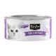 Kit Cat Deboned Tuna & Whitebait Toppers 80g (24 x 80g Box) Grain Free Wet Cat Food | Hairball Control | Urinary Tract Health Support | Omega 3 & 6 | No Pork No Lard | Taurine Added | All Life Stages