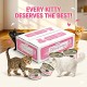 Kit Cat Chicken & Whitebait in Aspic Wet Cat Food 80g (24 x 80g Box) – Grain Free, Hairball Control, Urinary Tract & Kidney Support, Omega 3 & 6, No Pork No Lard, No Artificial Preservatives, Premium Cat Food
