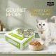 Kit Cat Chicken & Seafood Wet Cat Food 80g (24 Pack) – Grain Free Hairball Control in Aspic, Urinary Tract & Kidney Health Support, Omega 3 & 6 Rich, Taurine Added, No Pork No Lard, No Artificial Preservatives, Premium Complementary Cat Food