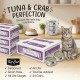 Kit Cat Tuna & Crabstick Grain-Free Wet Cat Food 80g (24 x 80g Box) – Hairball Control, Urinary Tract Health Support, Omega 3 & 6 Rich, No Artificial Preservatives, Complete Complementary Cat Food