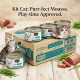 Kit Cat Kitten Mousse with Tuna Wet Cat Food 80g (Box of 24 Cans) | Grain Free | Taurine Added | High Moisture Formula | Healthy Digestion & Hydration | No Artificial Preservatives | Premium Kitten Food