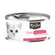 Kit Cat Tuna Mousse with Chicken Topper Wet Cat Food 80g (Box of 24 Cans) | Grain-Free Premium Cat Food with Taurine | High Moisture Hydration Support | Digestive & Urinary Care Formula | No Artificial Preservatives | Adult & Senior Cats