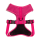 Zee.Dog Pink Adjustable Air Mesh Dog Harness Extra Small – Lightweight Breathable Soft Chest Harness with 4-Point Locking Buckle, Secure D-Ring Leash Attachment (Neck 19–24 cm, Waist 33–41 cm)