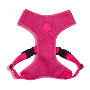 Zee.Dog Pink Adjustable Air Mesh Dog Harness Extra Small – Lightweight Breathable Soft Chest Harness with 4-Point Locking Buckle, Secure D-Ring Leash Attachment (Neck 19–24 cm, Waist 33–41 cm)