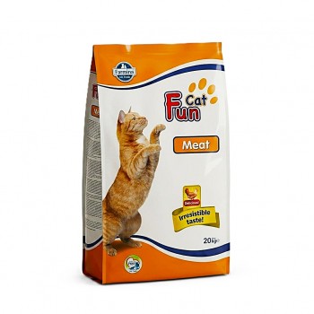 Farmina Expo-A Fun Cat Meat Dry Food for Adult Cats – 20 Kg Economy Pack – Complete Balanced Nutrition with Chicken & Meat Protein – Highly Digestible Formula – High Palatability – Supports Healthy Energy, Muscles & Overall Vitality