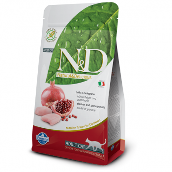Farmina Chicken & Pomegranate Adult Cat Dry Food, 10Kg Farmina Chicken & Pomegranate Adult Cat Dry Food, 10Kg