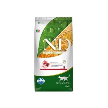 Farmina N&D Kitten Chicken & Pomegranate Grain-Free Dry Cat Food 10kg – Complete High Protein Nutrition for Kittens, Pregnant & Nursing Cats – DHA for Brain Development, Immunity & Healthy Growth