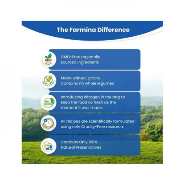 Farmina N&D Prime Lamb and Blueberry Medium & Maxi Adult Dry Dog Food 2.5kg, Grain Free High Protein Dog Food with Real Lamb, Omega 3 & 6, Glucosamine & Chondroitin