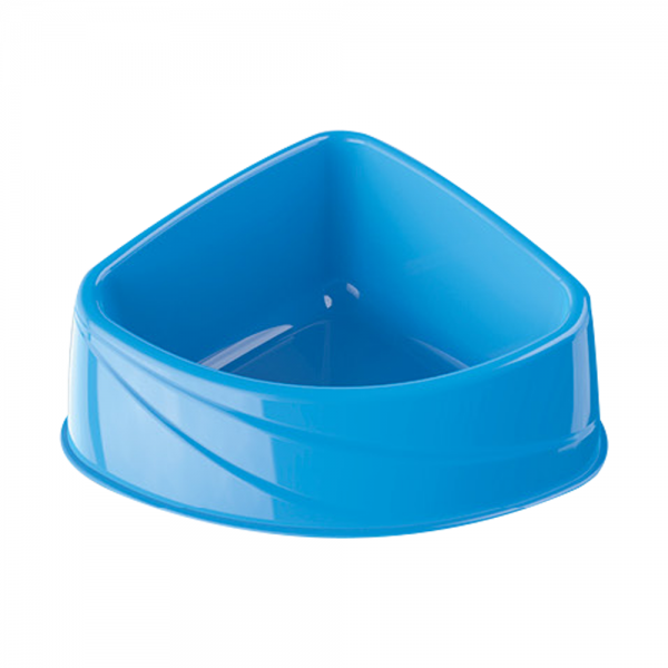 Georplast Corner Pet Bowl L Blue – Space-Saving Triangular Cat & Dog Feeding Dish (24×18.5×9 cm, 700g Capacity) Durable Plastic Food & Water Bowl – Modern Corner Feeder for Pets Georplast Corner Pet Bowl L Blue – Space-Saving Triangular Cat & Dog Feeding Dish (24×18.5×9 cm, 700g Capacity) Durable Plastic Food & Water Bowl – Modern Corner Feeder for Pets