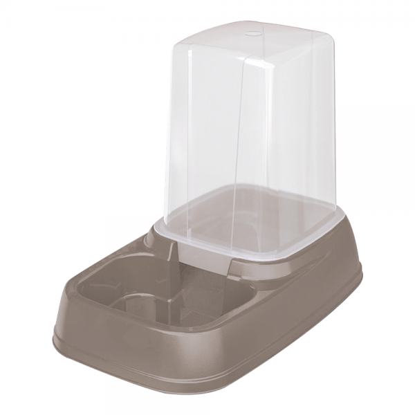 Georplast “Eat & Drink” 2-in-1 Gravity Pet Food & Water Dispenser, 8L Extra Large Capacity – Manual Non-Electronic Feeder for Dogs & Cats (Grey, 44 × 25.5 × 36 cm) Georplast “Eat & Drink” 2-in-1 Gravity Pet Food & Water Dispenser, 8L Extra Large Capacity – Manual Non-Electronic Feeder for Dogs & Cats (Grey, 44 × 25.5 × 36 cm)