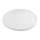 Georplast Alfa Food Placemat Round Pet Feeding Mat 32.5cm White – BPA-Free Non-Slip Food & Water Bowl Mat for Dogs & Cats – Paw & Bone Embossed Design