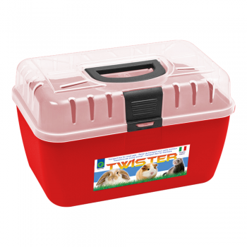 Georplast Twister Small Pets Transport Box (Red) Georplast Twister Small Pets Transport Box (Red)