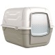Georplast Roto-Toilet Enclosed Cat Litter Box Gray – Hooded Cat Toilet with Active Carbon Odor Filter, Privacy Design & Easy-Clean Access – 52 x 40 x 40 cm Georplast Roto-Toilet Enclosed Cat Litter Box Gray – Hooded Cat Toilet with Active Carbon Odor Filter, Privacy Design & Easy-Clean Access – 52 x 40 x 40 cm