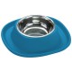 Georplast Soft Touch Stainless Steel Single Bowl Large Blue – 600ml Non-Slip Pet Feeding Bowl with Durable Soft Touch Holder 28x28x5.5 cm Modern Pet Feeder for Cats and Small Dogs Made in Italy Georplast Soft Touch Stainless Steel Single Bowl Large Blue – 600ml Non-Slip Pet Feeding Bowl with Durable Soft Touch Holder 28x28x5.5 cm Modern Pet Feeder for Cats and Small Dogs Made in Italy