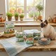 Naxos Cat Grain Free Adult Sterilight Veal & White Fish Pate Wet Cat Food 85g x 12 Cans (1 Box) for Sterilized & Neutered Cats with Salmon Oil, Pomegranate & Spirulina, Made in Italy