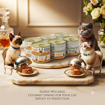 Naxos Wellness Adult Sterilised Cat Food Pate Chicken & Quail Grain Free Wet Food with Pomegranate Spirulina Algae Salmon Oil for Neutered Cats 12 x 85g Cans