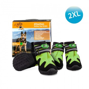 AFP OUTDOOR DOG SHOES - GREEN (2XL) AFP OUTDOOR DOG SHOES - GREEN (2XL)