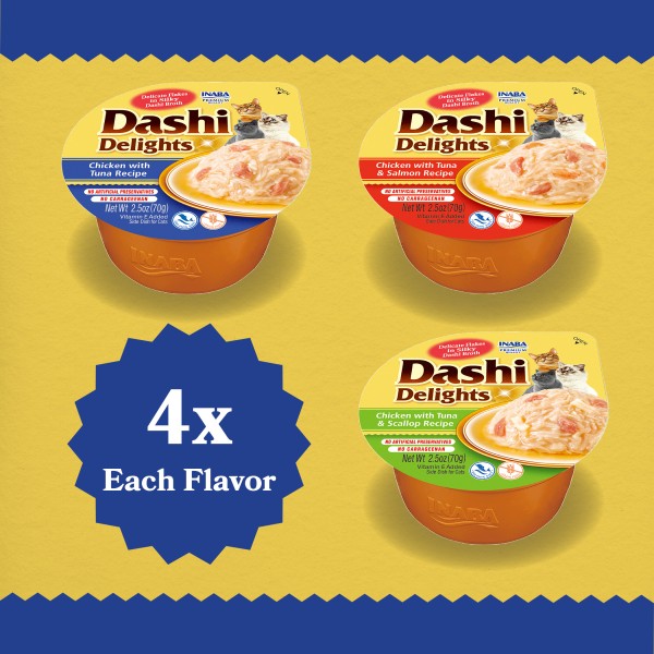 Dashi Delight Tuna Variety 12PCS/PK For Cat