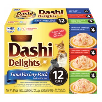 Dashi Delight Tuna Variety 12PCS/PK For Cat