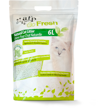 Clumping Natural Cat Litter - Green Tea Scent/6 L