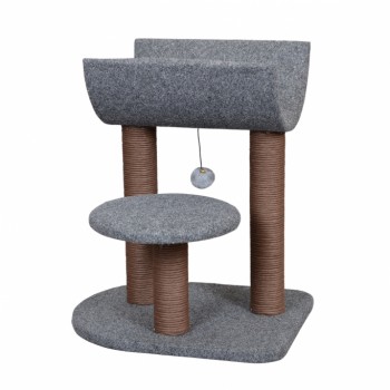 Catry Stylish Cat Tree With Scratch Post 50x40x58cm Catry Stylish Cat Tree With Scratch Post 50x40x58cm
