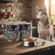 Alpha Spirit Meatballs Turkey And Coriander Wet Dog Food 400g x 6 Cans Complete Grain Free Adult Dog Food High Meat Recipe With Chicken Pork Turkey Vegetables Premium Natural Nutrition For All Breeds Over 1 Year