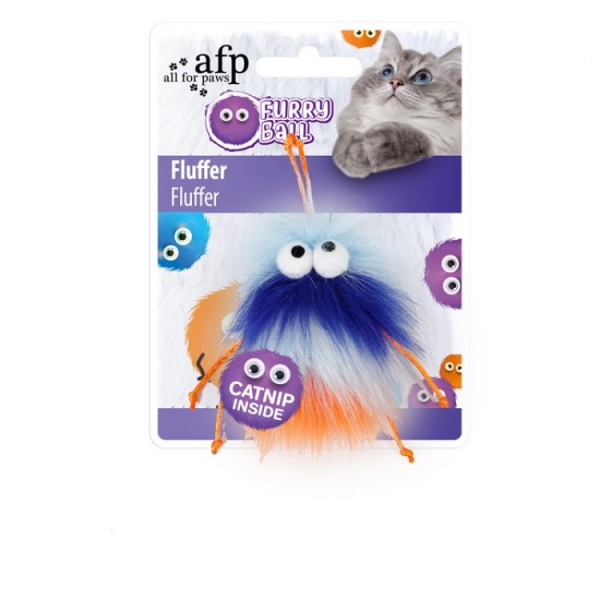 Fluffer cat toy - Orange Fluffer cat toy - Orange