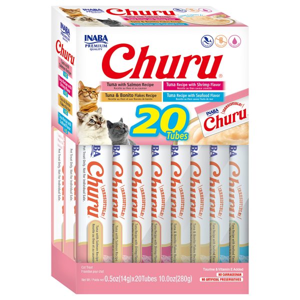 Churu Seafood Mix Variety( 20PCS/PK) For Cat