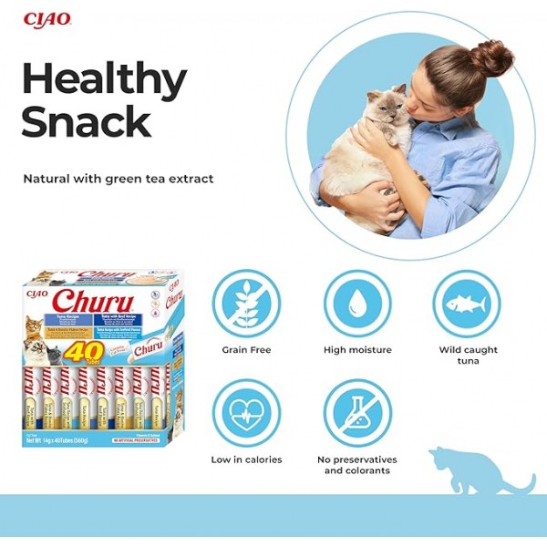 Churu Tuna Variety ( 40PCS 1BOX ) For Cat