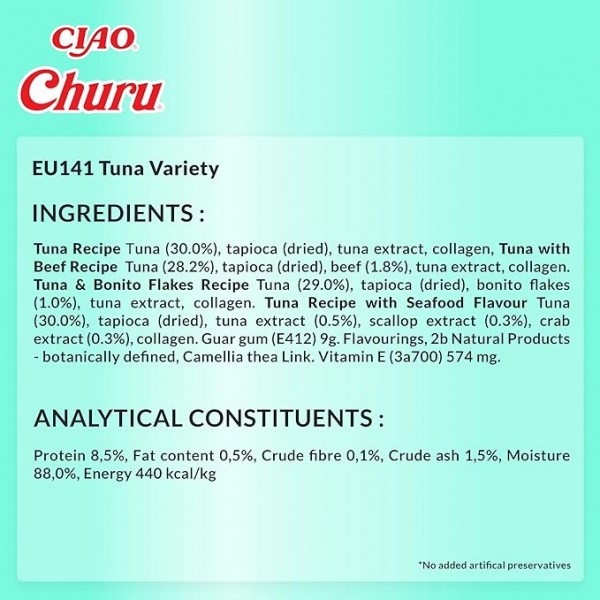 Churu Tuna Variety ( 40PCS 1BOX ) For Cat
