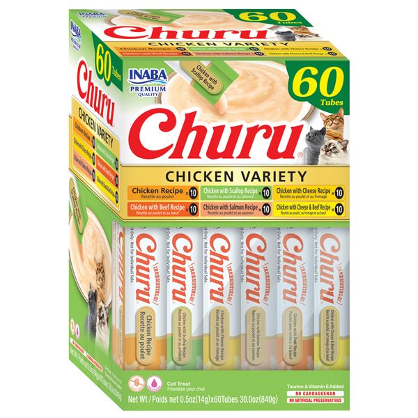 Churu Chicken Variety ( 60PCS ) For Cat