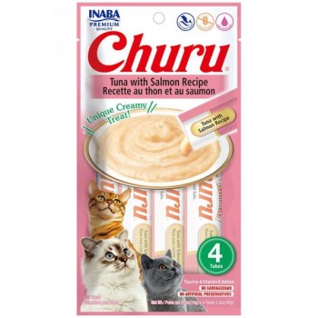 Churu Tuna With Salmon Recipe (4PCS/PK) For Cat