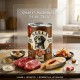 SELLA Lamb & Bonito Chunks in Gravy Wet Puppy Food, 12 Cans x 400g (4.8kg), Puppy Dog Food with Vitamins A, D3 and E, No Artificial Dyes or Preservatives, Made in Turkey