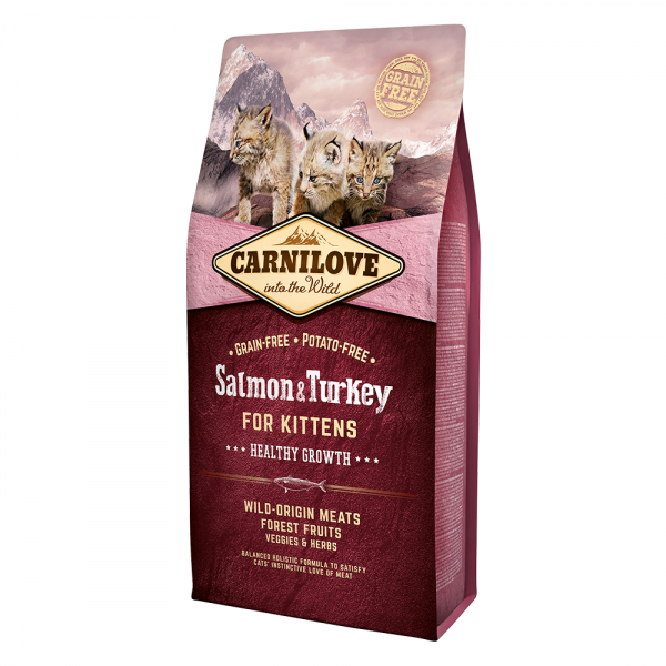 Carnilove Salmon & Turkey For Kitten Cat 6kg Carnilove Salmon & Turkey For Kitten Cat 6kg