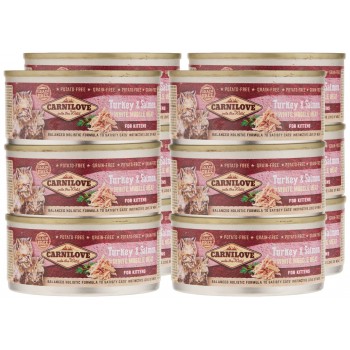 CARNILOVE TURKEY&SALMON CAN 1 BOX For Cat( 12pcs x 100g )