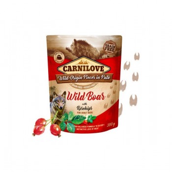 Carnilove Wild Boar With Rosehip For Adult Dogs( 300g )