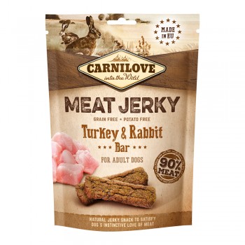 Carnilove Jerky Snack Turkey & Rabbit Bar For Dog(100g ) Carnilove Jerky Snack Turkey & Rabbit Bar For Dog(100g )