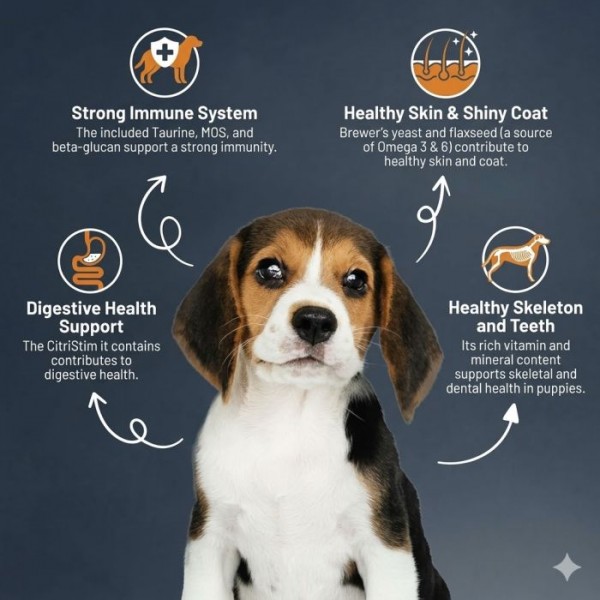 Reflex High Quality Lamb & Rice Dry Puppy Food 15kg | Complete & Balanced Dog Food for Puppies | High Protein with Lamb, Omega 3 & 6, Prebiotics, Vitamins & Minerals for Healthy Growth, Skin & Coat