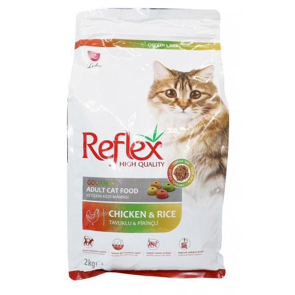 Reflex Adult Cat Chicken and Rice (2Kg) For Cat Reflex Adult Cat Chicken and Rice (2Kg) For Cat