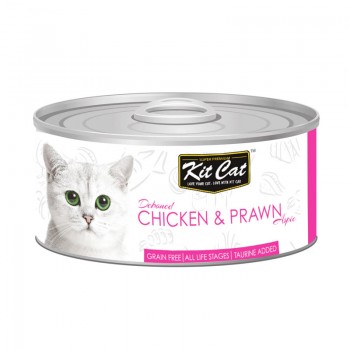 Kit Cat Deboned CHICKEN & PRAWN Toppers CAN( 80g ) For Cat Kit Cat Deboned CHICKEN & PRAWN Toppers CAN( 80g ) For Cat