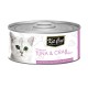 Kit Cat Deboned Tuna & CRAB Toppers CAN( 80g )  For Cat