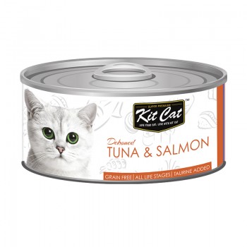 Kit Cat Tuna & Salmon 80g  For Cat